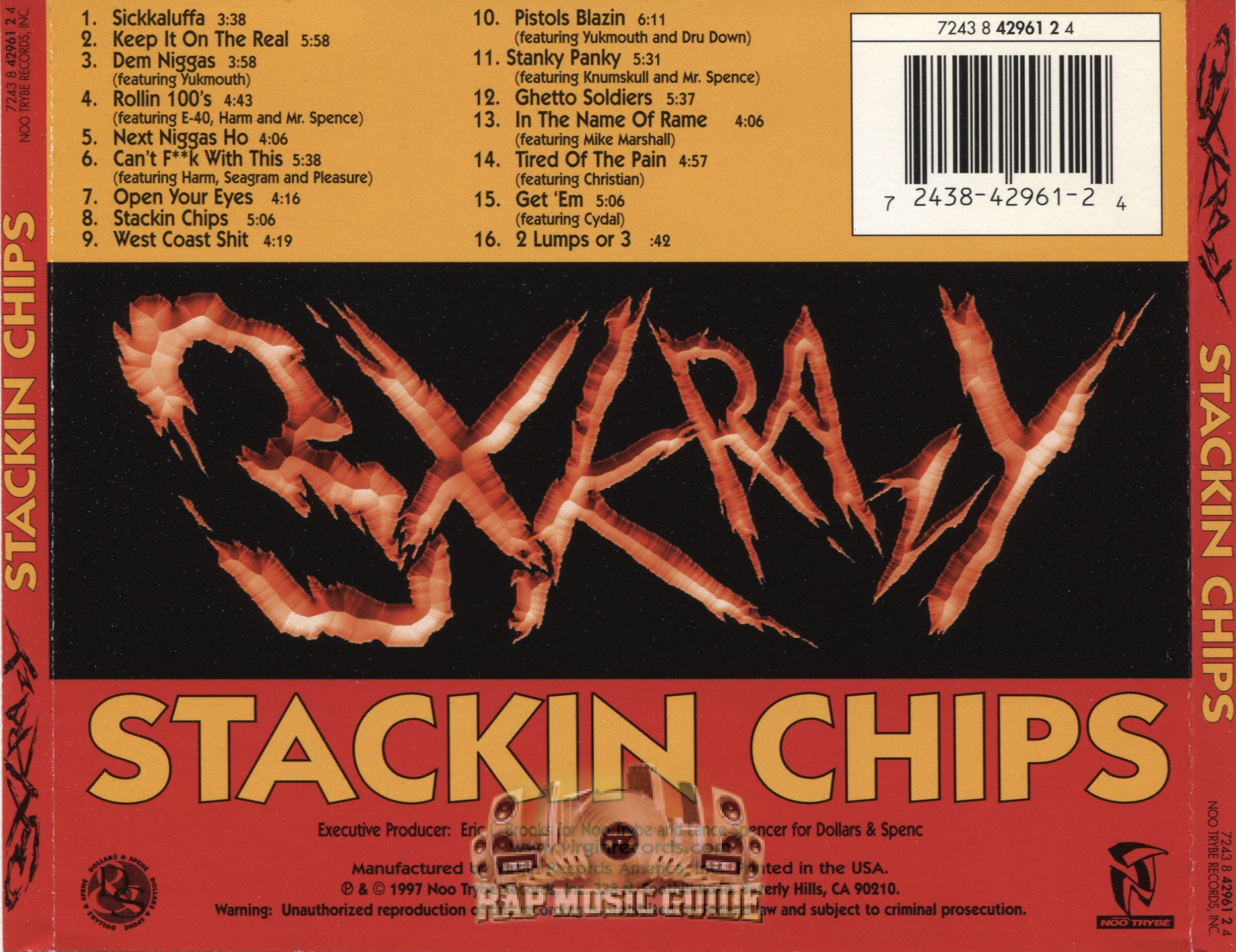 3X Krazy - Stackin Chips: CD | Rap Music Guide